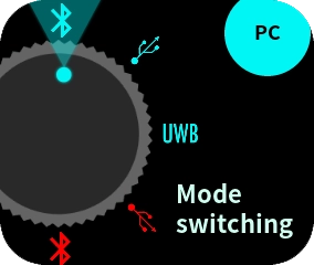 Wait until the connection mode switch is completed.