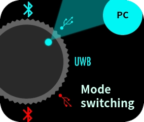 Wait until the connection mode switch is completed.