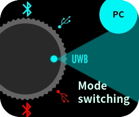 Wait until the connection mode switch is completed.