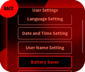 Please select “Battery Saver”.