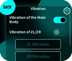 You can enable/disable vibration by toggling the “Device vibration” switch.