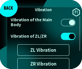 You can enable/disable vibration by toggling the “ZL/ZR vibration” switch.