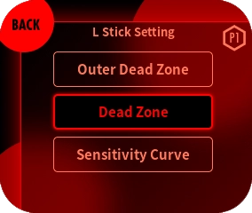 Select “Dead Zone”.