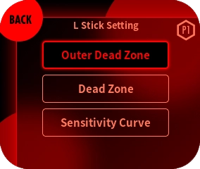 Select “Outer Dead Zone”.