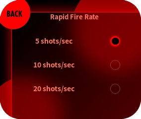 Select the desired firing speed.