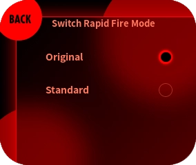 Select the continuous-fire mode you wish to set.