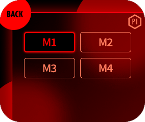 マクロを記録したいM1/M2/M3/M4パドルを選択してください